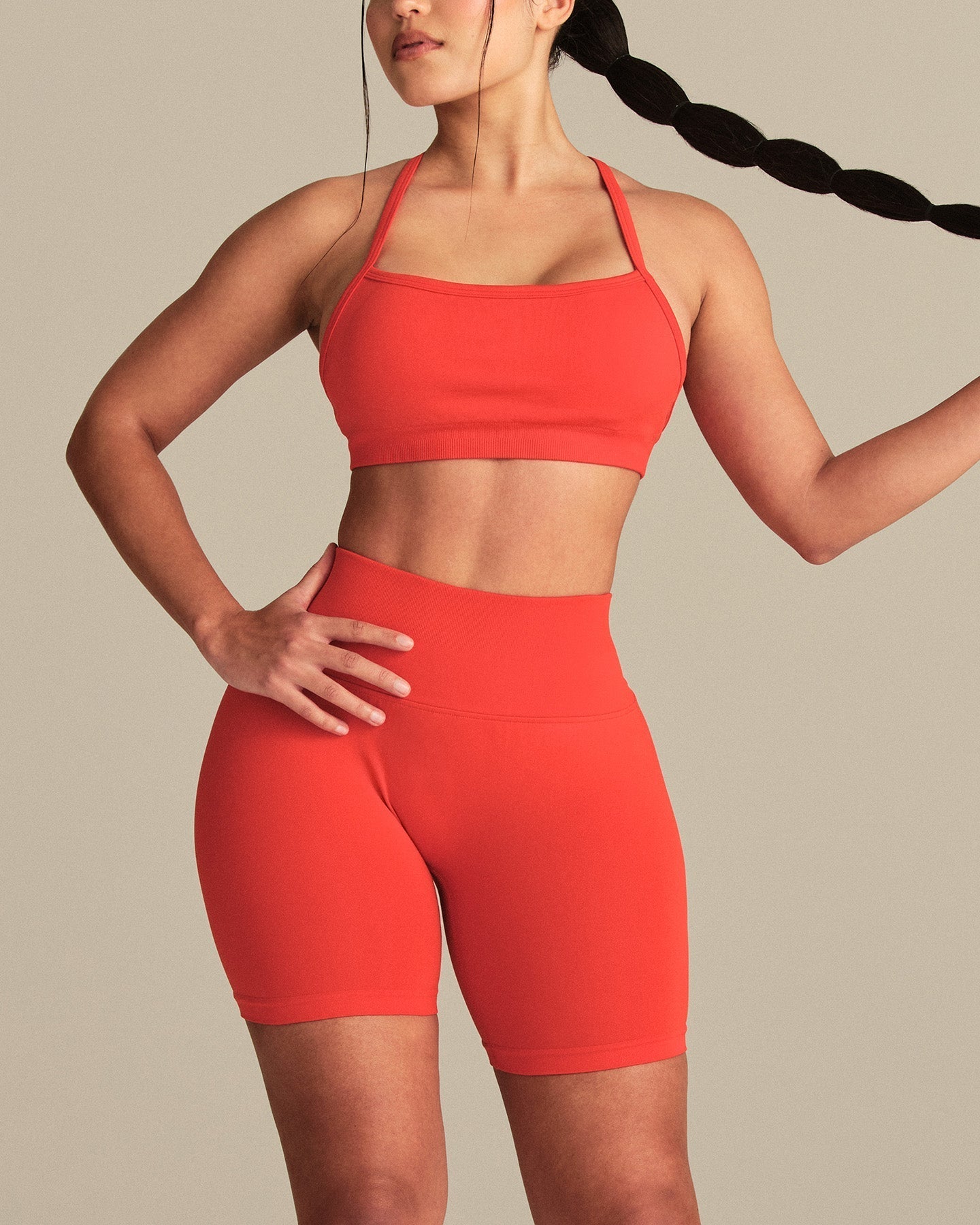 Define 2.0 Seamless Racer Back Bra | Lava Red