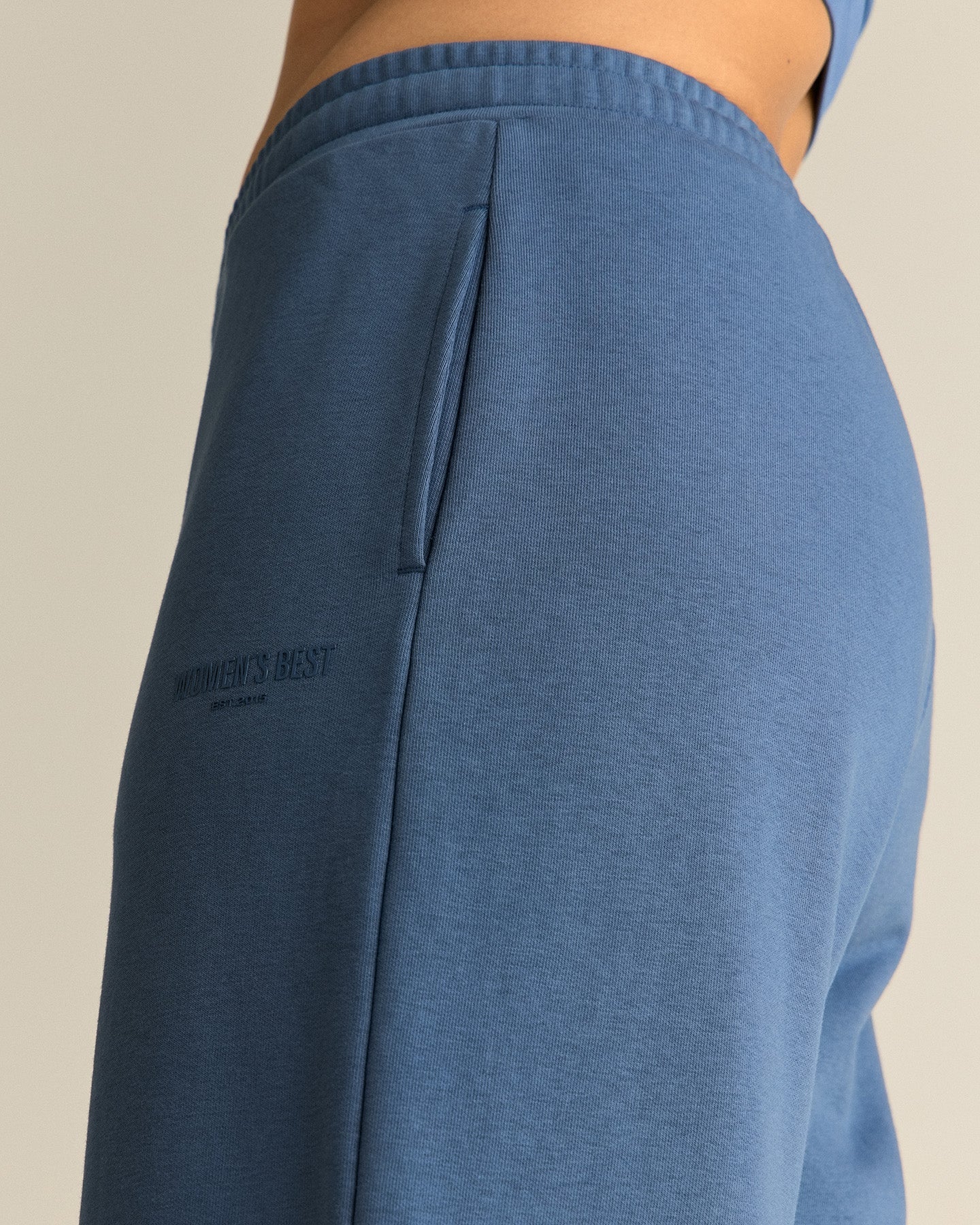 Comfort Lightweight Straight Leg Joggers | Blueberry