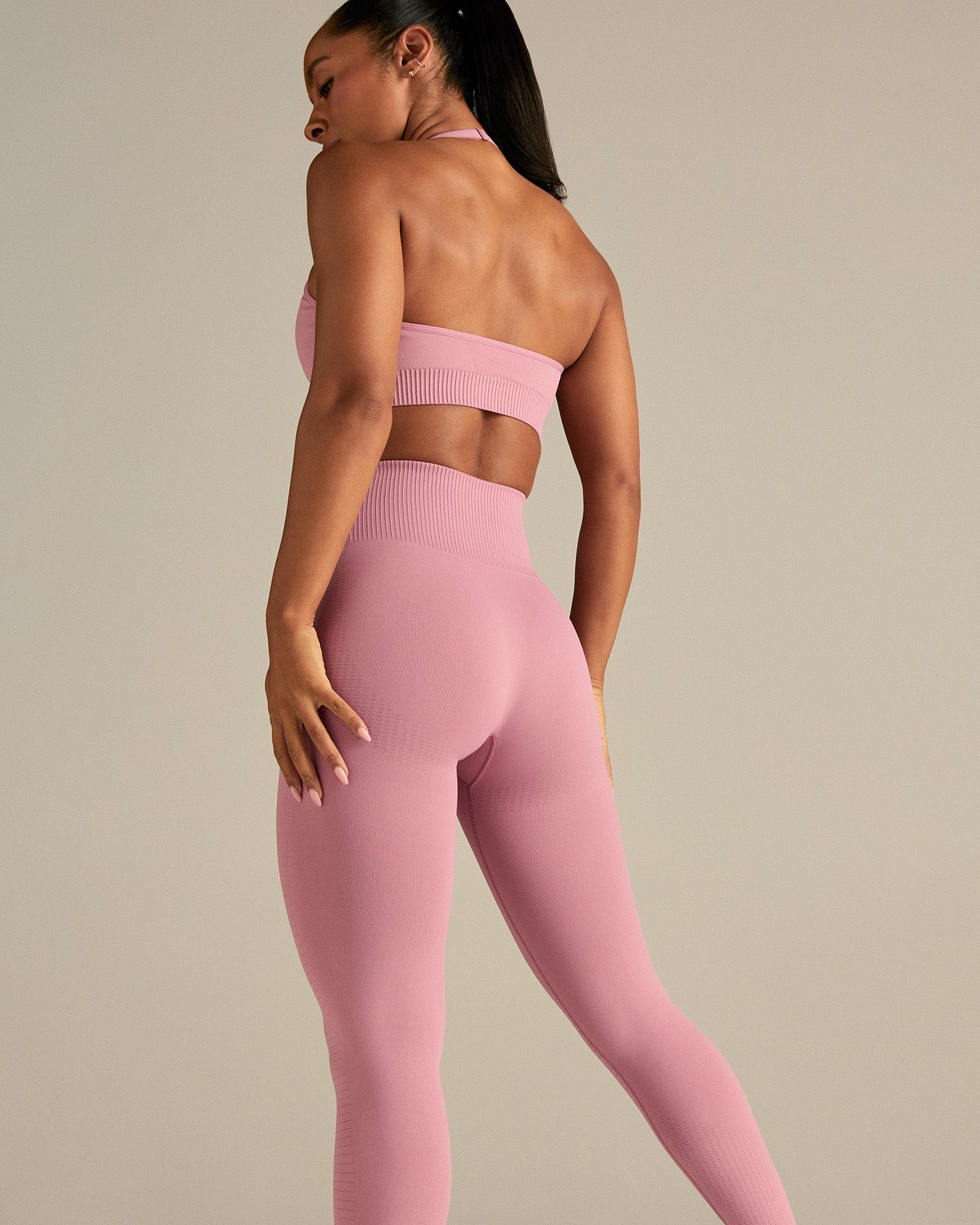 Power Seamless Leggings | Blush Pink